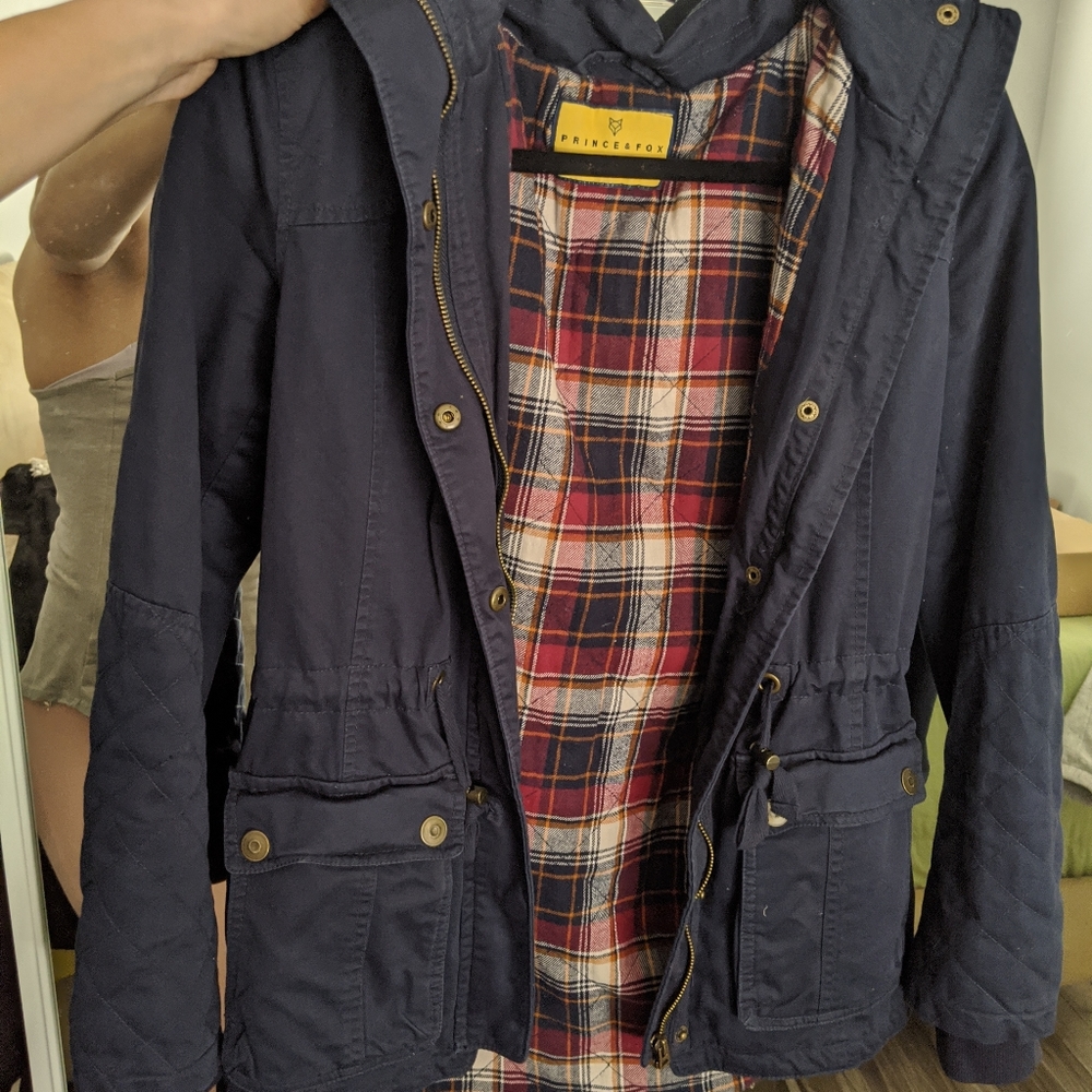 Blue Aeropostale parka